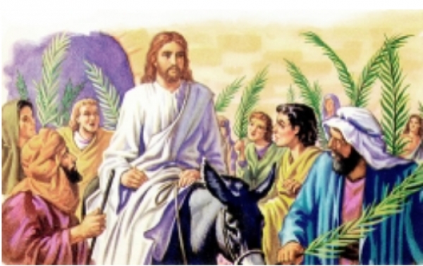 Hình ảnh Chúa Giêsu ngày lễ Lá